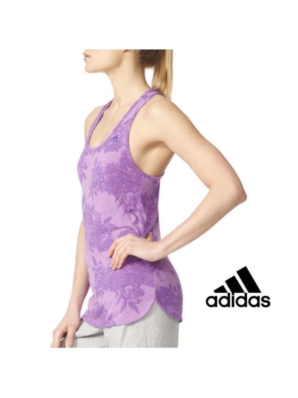 Adidas Floral Tank Top